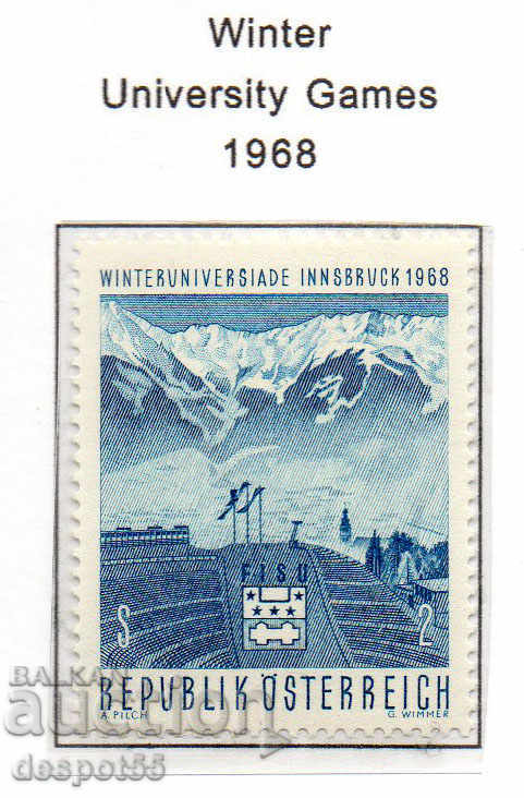 1968. Αυστρία. Χειμερινά παιχνίδια φοιτητών.