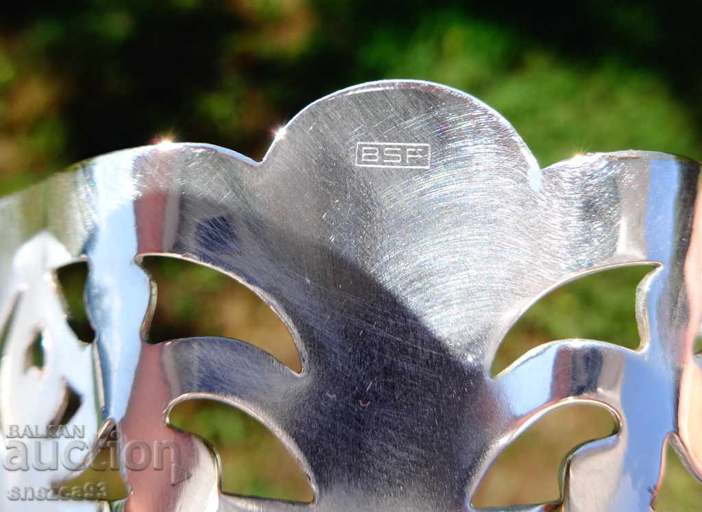 Посребрена бронзова фруктиера BSF. - 5 Посребрена бронзова фруктиера BSF. - 5