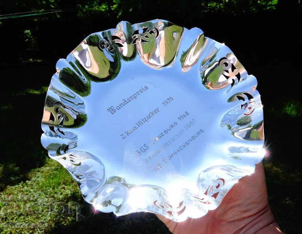 BSF silver plated prize fruit bowl.