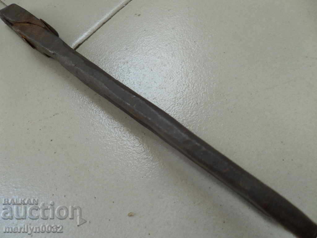 Old forging pliers, wrought iron, tool - 5 Old forging pliers, wrought iron, tool - 5