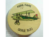 20379 Bulgaria sign Airplane model Gerle 1930г.