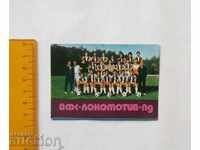 1978 Calendar vechi FC Lokomotiv Plovdiv Bulgaria Fotbal