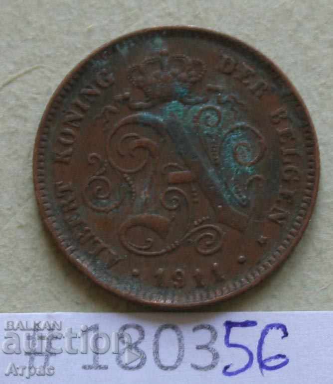 2 cent 1911 Belgia cu preț € 1.12 | 2.19 BGN