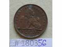 2 cent 1911 Belgia