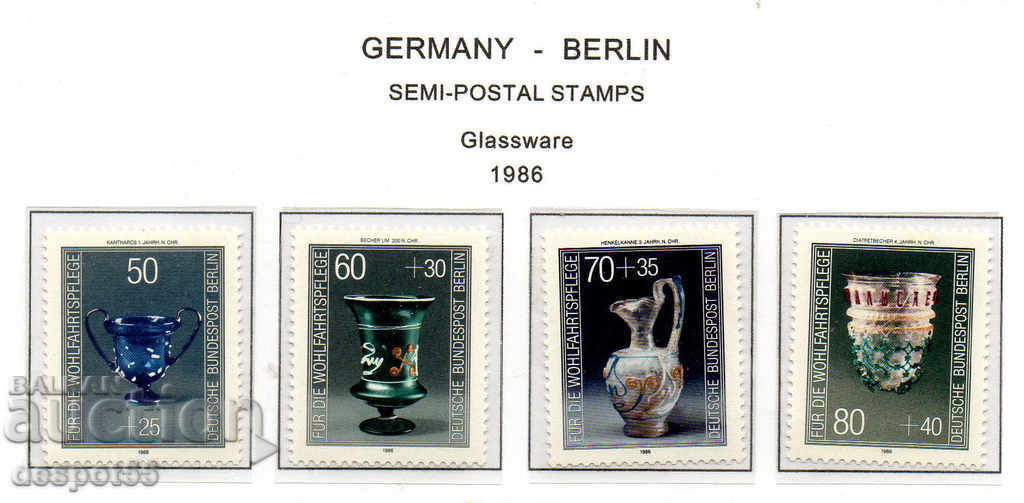 1986. Berlin. Charity marks.
