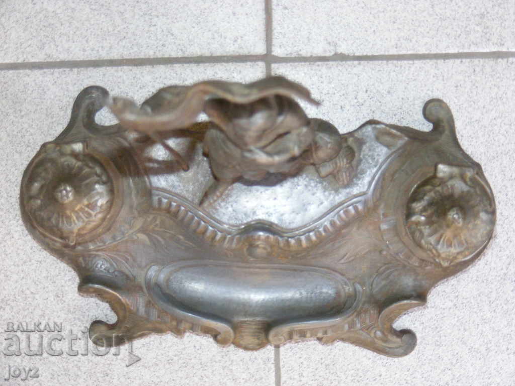 Metal inkwell desk Jeanne d'Arc with price 250.00 BGN | € 127.82 Metal inkwell desk Jeanne d'Arc with price 250.00 BGN | € 127.82