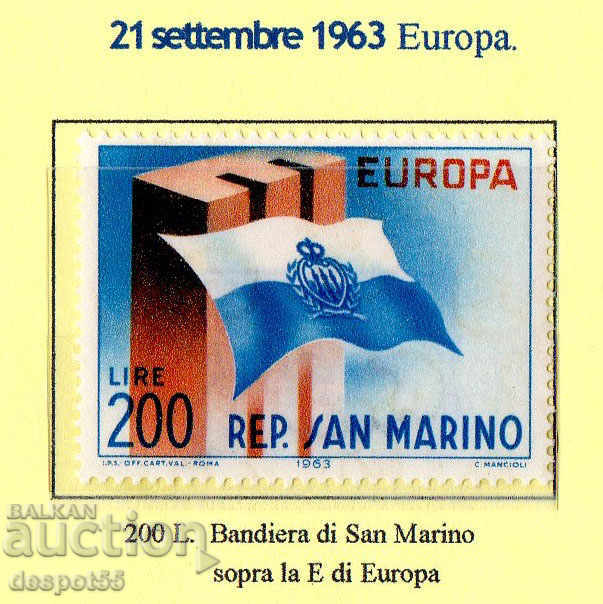 1963. Сан Марино. Европа .