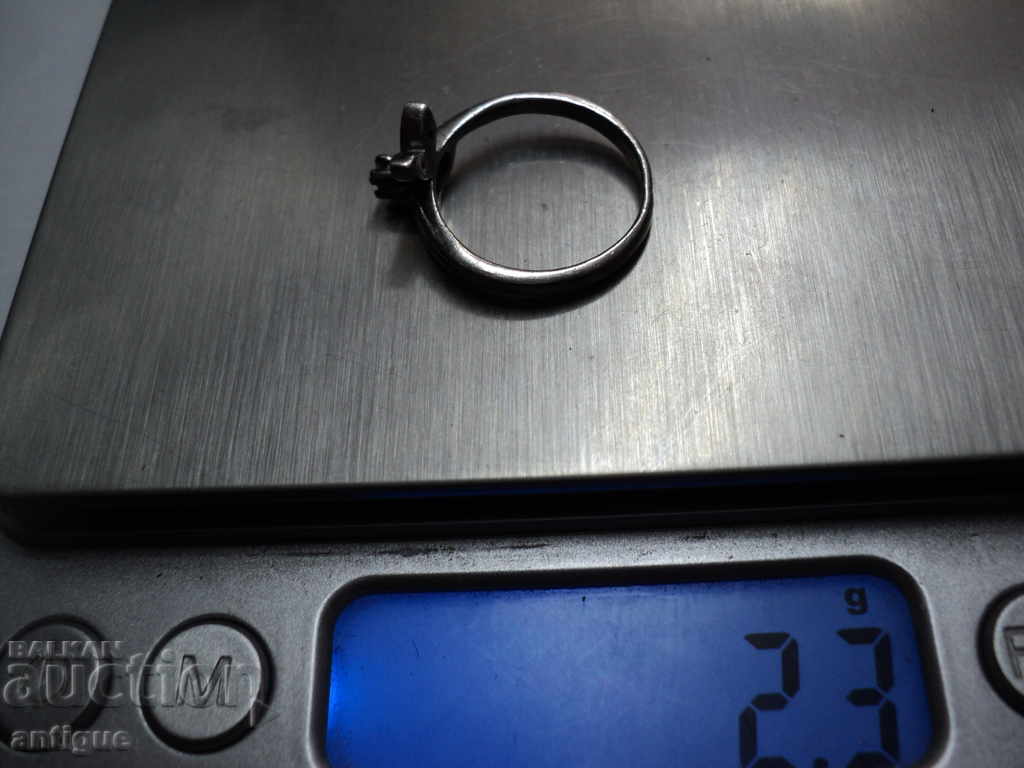 SILVER RING. - 6 SILVER RING. - 6