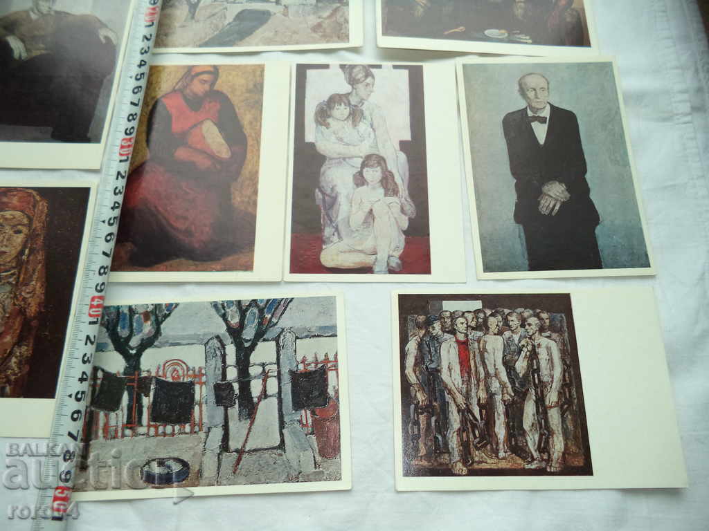 SVETLIN RUSEV - ALBUM WITH 16 POSTAL CARDS - 5