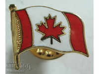 20408 Canada flag national flag Canada with maple leaf enamel