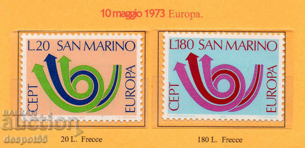 1973. Сан Марино. Европа.