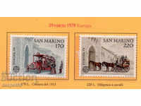 1979. San Marino. Ευρώπη - ταχυδρομείο και τηλεπικοινωνίες.