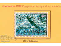 1979. San Marino. Campionatul european de schi pe apă.