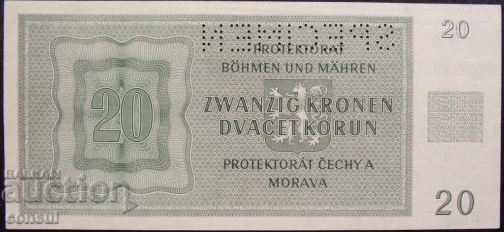 Boemia și Moravia 20 de ani 1944 Foarte rare cu preț € 51.13 | 100.00 BGN