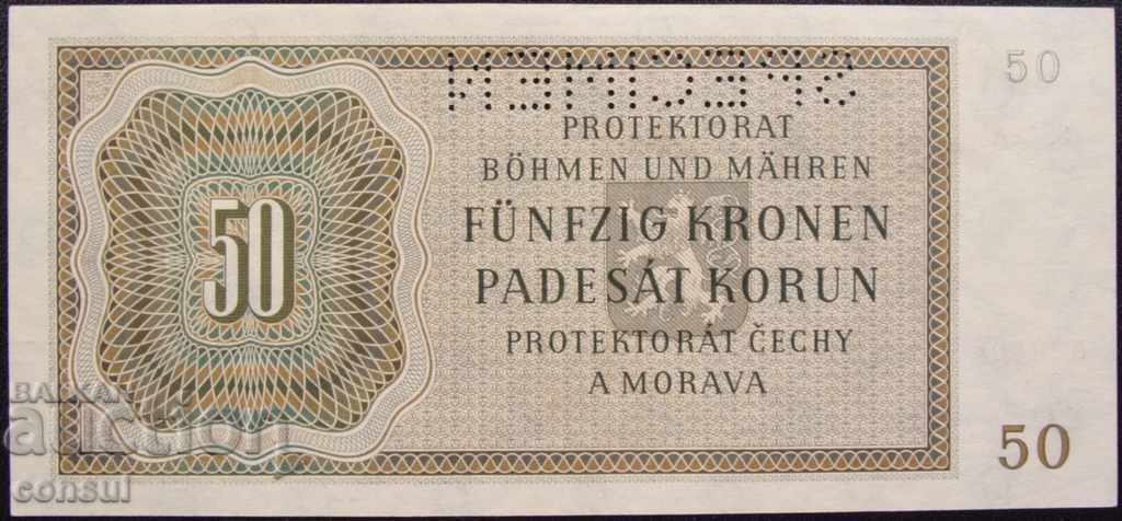 Boemia și Moravia 50 de coroane 1944 Foarte rare cu preț € 51.13 | 100.00 BGN