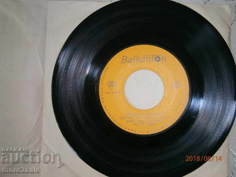 Auction PEE EMIL DIMITROV - small plate - Balkanton - VTC 2982 Auction PEE EMIL DIMITROV - small plate - Balkanton - VTC 2982