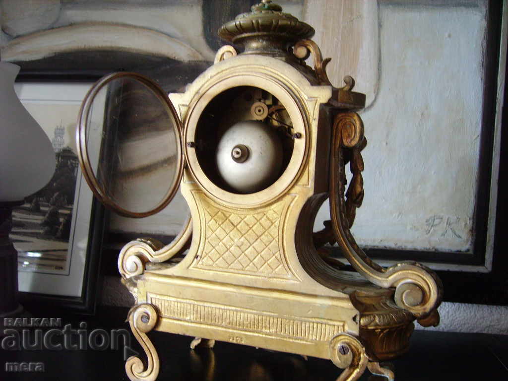 Ancient French fireplace clock - 5 Ancient French fireplace clock - 5