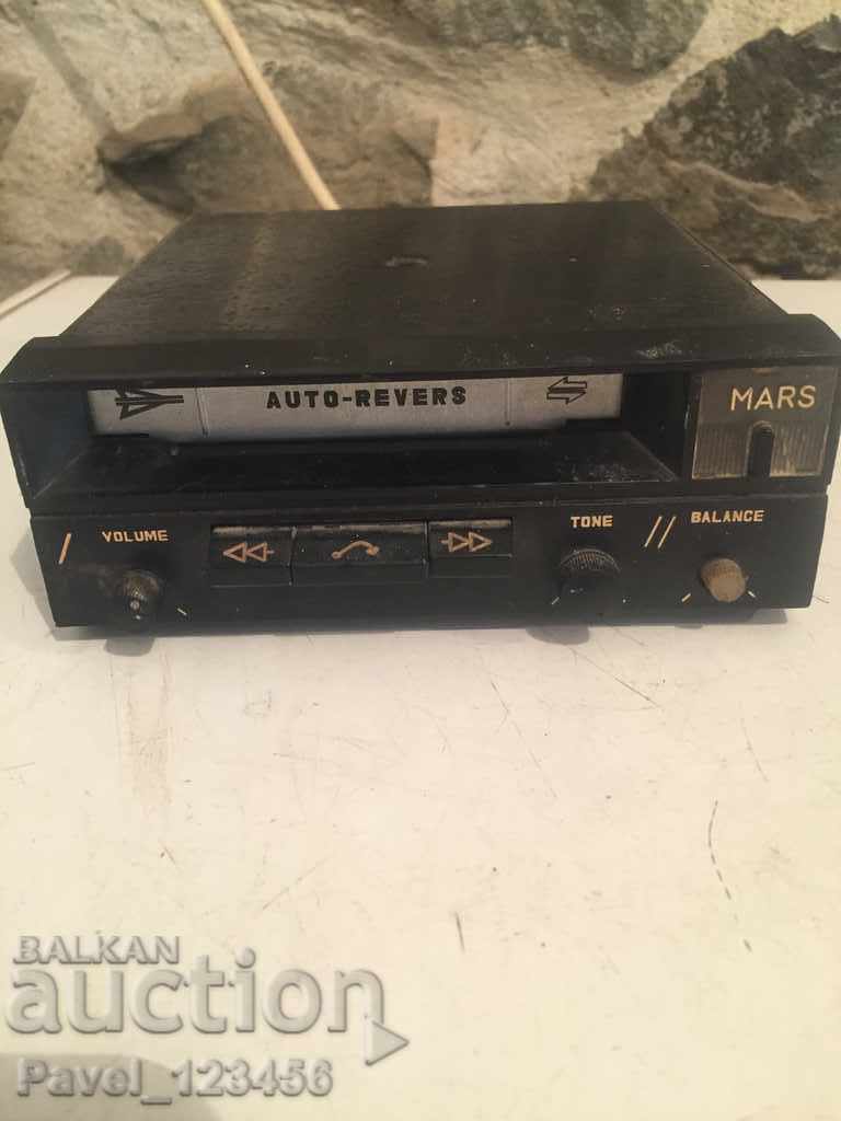 very old MARS radio cassette recorder