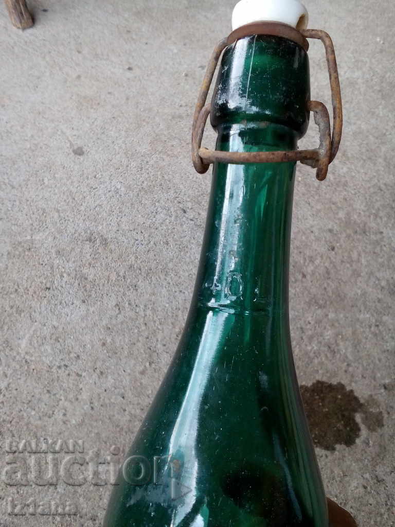 Ancient beer bottle N. H.SLAVCHEV V. Tarnovo - 5 Ancient beer bottle N. H.SLAVCHEV V. Tarnovo - 5