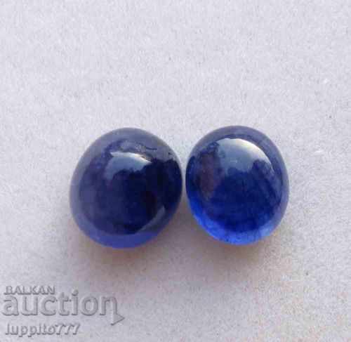 6,30 ζαφείρι ζεύγος καρατίων 2 κομμάτια ακρωτηρίου με τιμή 299.99 BGN | € 153.38 6,30 ζαφείρι ζεύγος καρατίων 2 κομμάτια ακρωτηρίου με τιμή 299.99 BGN | € 153.38