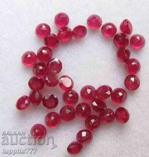 10.50 carat ρουμπίνι παρτίδα 30 κομμάτια με τιμή 799.00 BGN | € 408.52 10.50 carat ρουμπίνι παρτίδα 30 κομμάτια με τιμή 799.00 BGN | € 408.52
