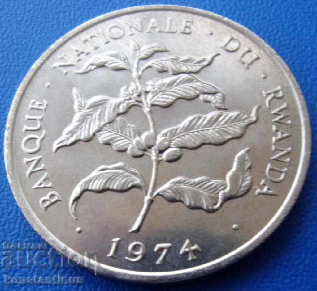 Руанда  10  Франка  1974  UNC