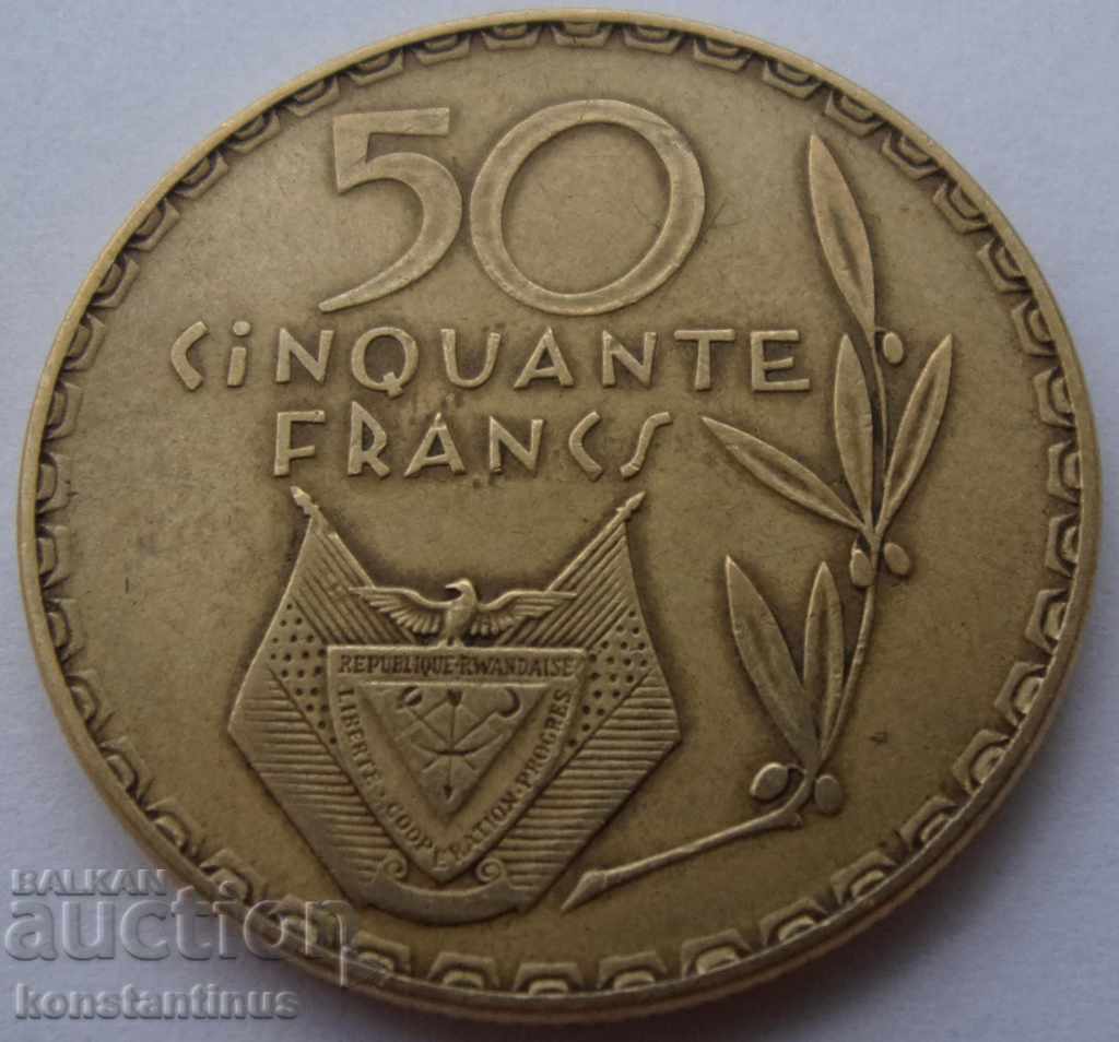 Rwanda 50 Frank 1977 cu preț € 7.67 | 15.00 BGN Rwanda 50 Frank 1977 cu preț € 7.67 | 15.00 BGN