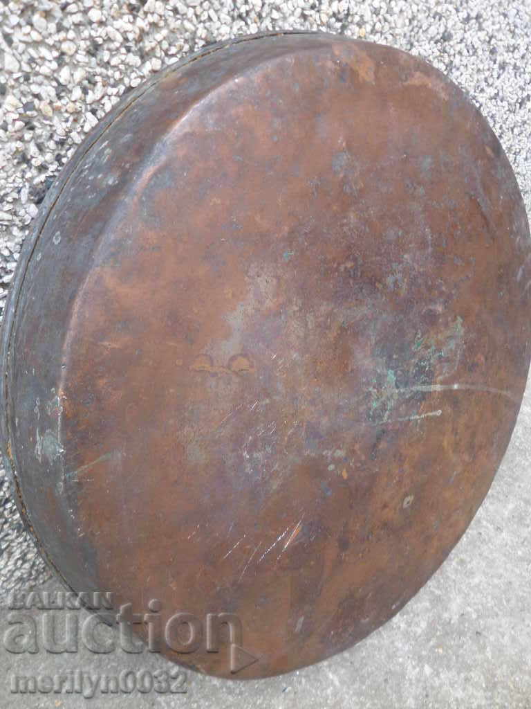 Auction Tinned pan, casserole, copper, tray, copper vessel Auction Tinned pan, casserole, copper, tray, copper vessel