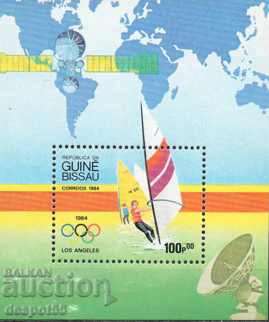 1984 Guineea Bissau. Jocurile Olimpice, Los Angeles - SUA. bloc