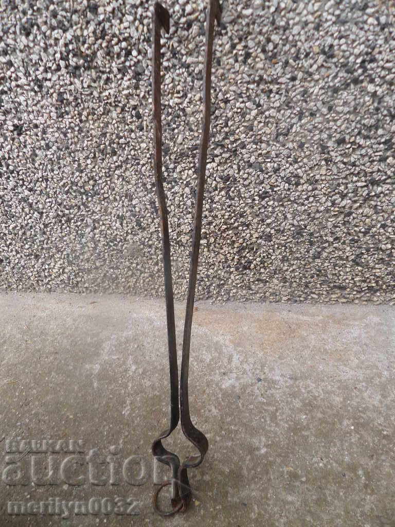 Old hand forged dilaf, wrought iron, mask with price 29.00 BGN | € 14.83 Old hand forged dilaf, wrought iron, mask with price 29.00 BGN | € 14.83