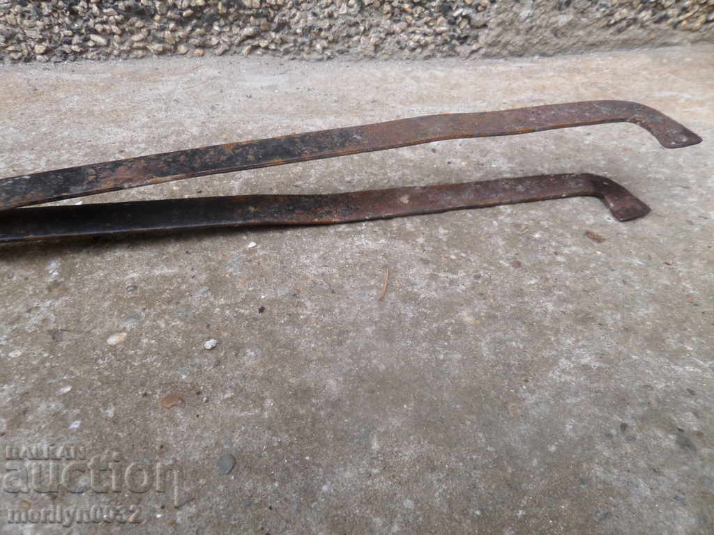 Old hand forged dilaf, wrought iron, mask - 5 Old hand forged dilaf, wrought iron, mask - 5