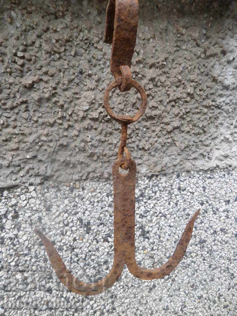 Auction Old forged hook, quail, anchor, hook for diving Auction Old forged hook, quail, anchor, hook for diving