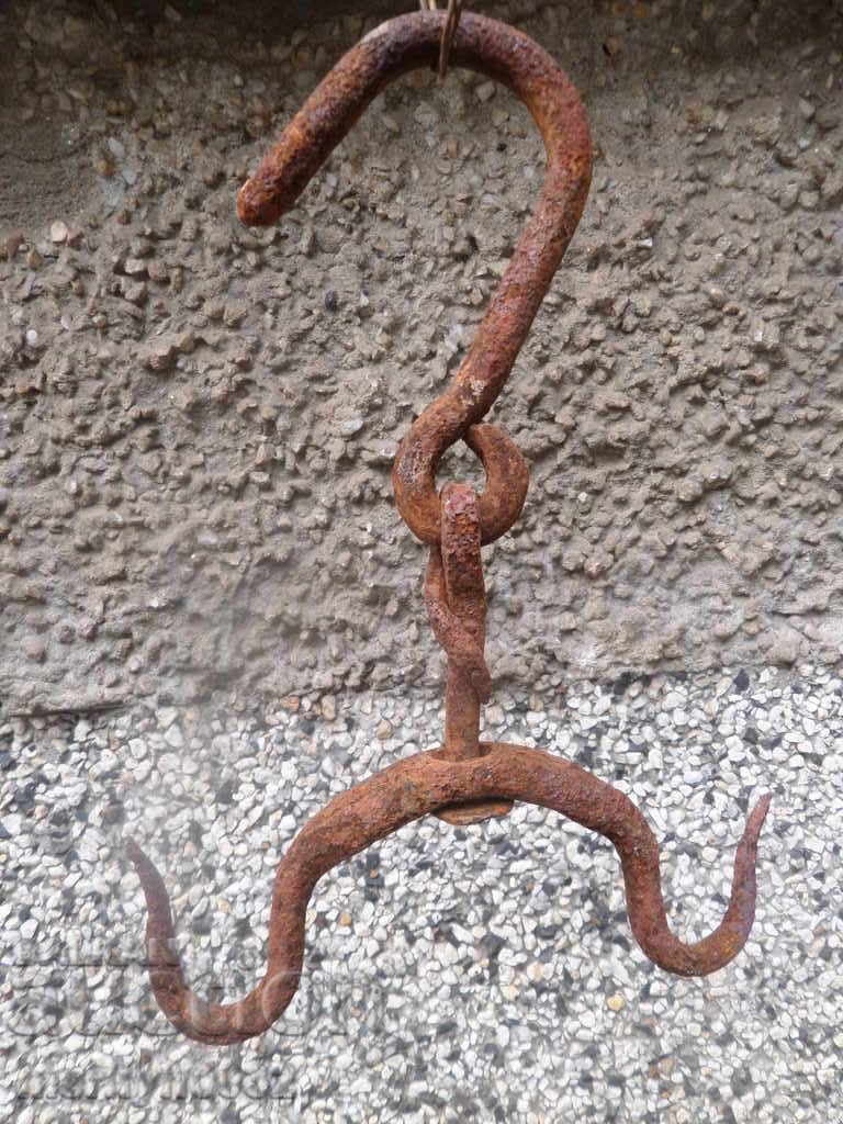 Old forged hook, quail, anchor, hook for diving with price 34.00 BGN | € 17.38 Old forged hook, quail, anchor, hook for diving with price 34.00 BGN | € 17.38