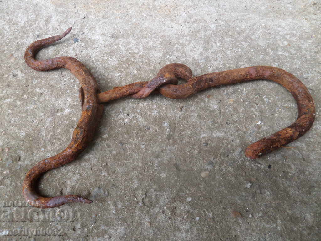 Old forged hook, quail, anchor, hook for diving - 7 Old forged hook, quail, anchor, hook for diving - 7