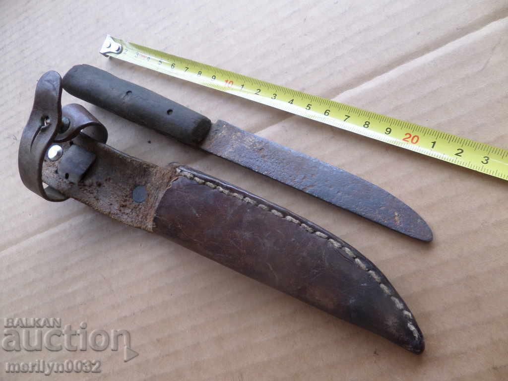 Auction An old shepherd knife with a cane, a dagger, a blade, a bayonet Auction An old shepherd knife with a cane, a dagger, a blade, a bayonet