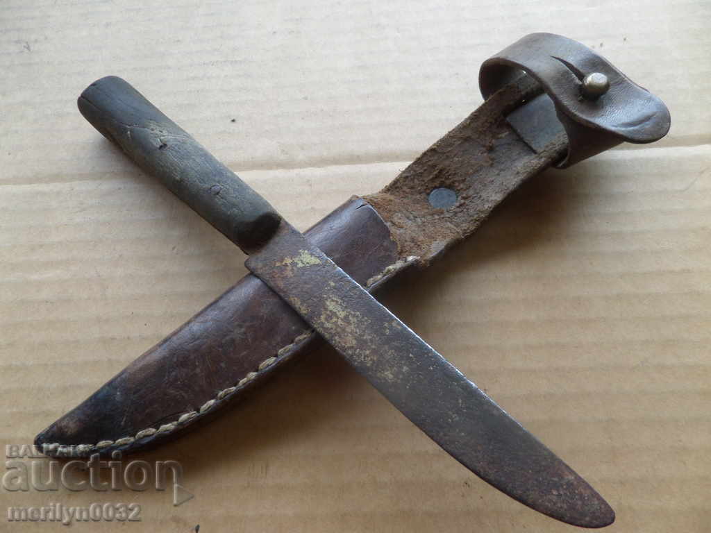 Delivery of An old shepherd knife with a cane, a dagger, a blade, a bayonet Delivery of An old shepherd knife with a cane, a dagger, a blade, a bayonet