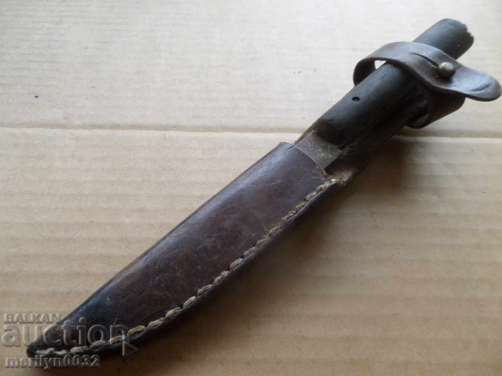 An old shepherd knife with a cane, a dagger, a blade, a bayonet - 5 An old shepherd knife with a cane, a dagger, a blade, a bayonet - 5