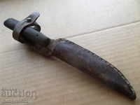 An old shepherd knife with a cane, a dagger, a blade, a bayonet