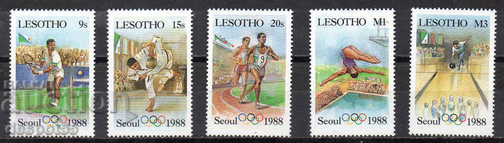 1987. Лесото. Олимпийски игри, Сеул - Юж. Корея.