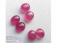 13.60 carat ruby ​​6 pieces of cabin 3 pairs