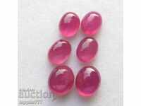 10.40 carat ruby ​​6 pieces of cabin 3 pairs