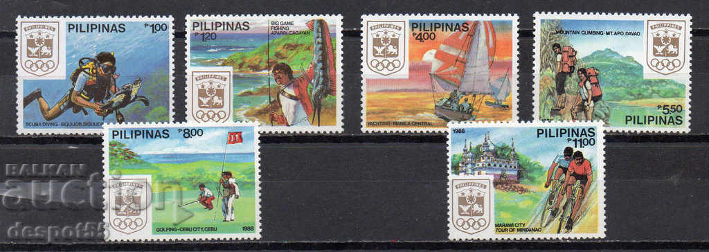 1988. Φιλιππίνες. Ολυμπιακούς Αγώνες, Φιλιππίνες