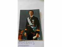 Пощенска картичка H. M. The King of Sweden