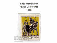 1963. Австрия. Първа международна пощенска конференция.