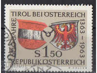 1963. Австрия. 600 г. от присъединяването на Тирол.