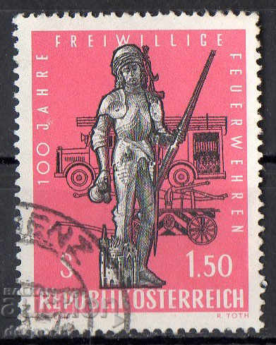 1963. Αυστρία. 100 χρόνια εθελοντών - πυροσβέστες.