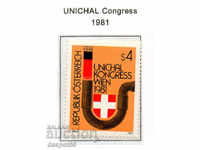 1981. Austria. Congresul UNICHAL, Viena.