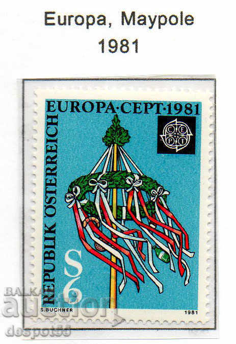 1981. Austria. Europe - Folklore.