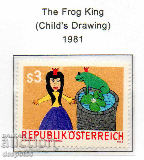 1981. Austria. Desene pentru copii.