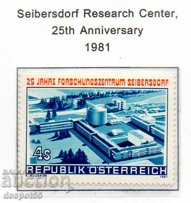 1981. Austria. Al 25-lea Centrul de Cercetare din Seibersdorf.